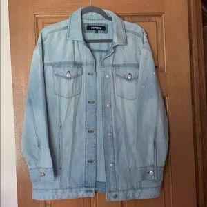 Express • denim jacket size M/L NWOT